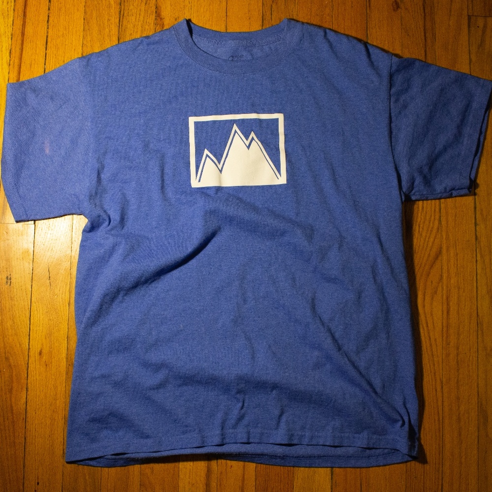 Mountain Logo Blue Shirt / Blue / C-Port / Large